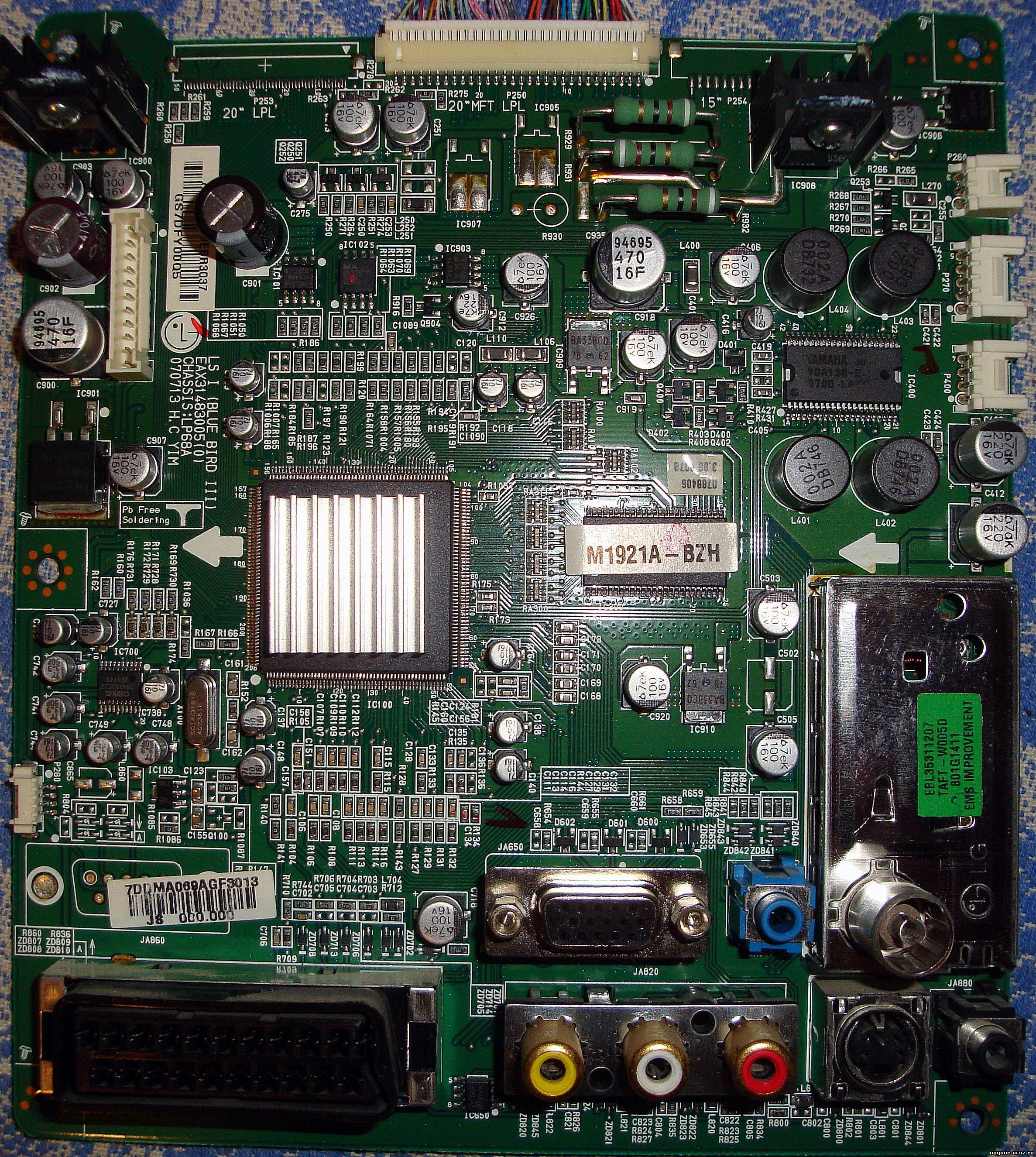 LG Flatron M1921A-BZ (Шасси LP68A) ПРОШИВКА Прошивки LED & LCD ТЕЛЕВИЗОРЫ